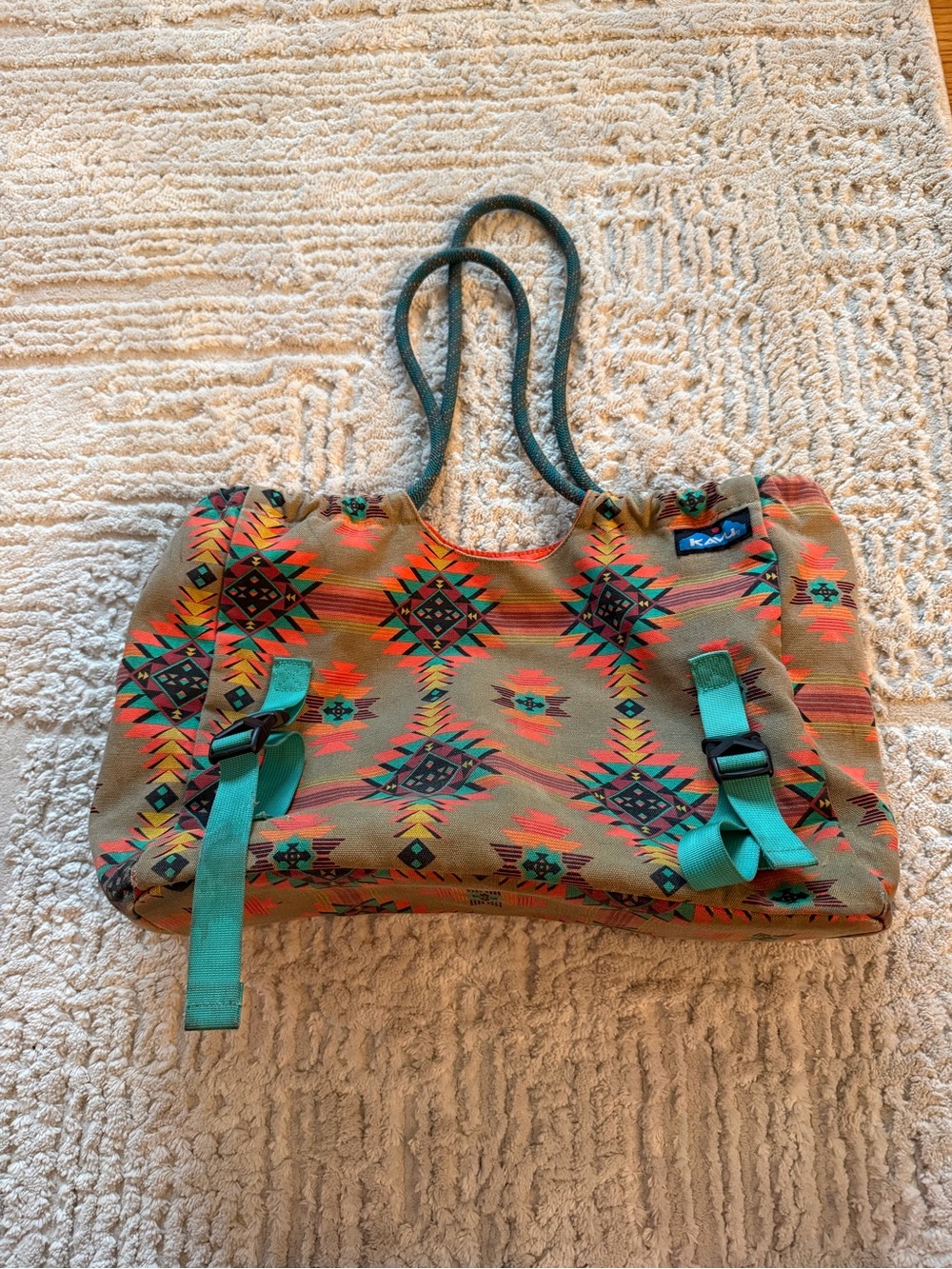 Kavu Poser Bag Mojave Dunes Southwest Print tote bag